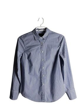 J. Crew 365 Women's Classic Striped Button-Down Slim Shirt